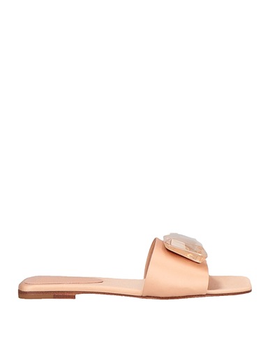 GIANVITO ROSSI Sandals Blush Textile fibers