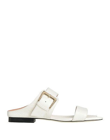 POLLINI Sandals White Calfskin