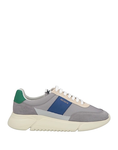 AXEL ARIGATO Sneakers Grey Leather, Textile fibers