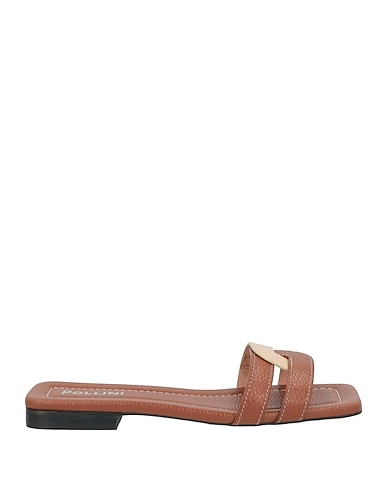 POLLINI Sandals MARRONE Leather