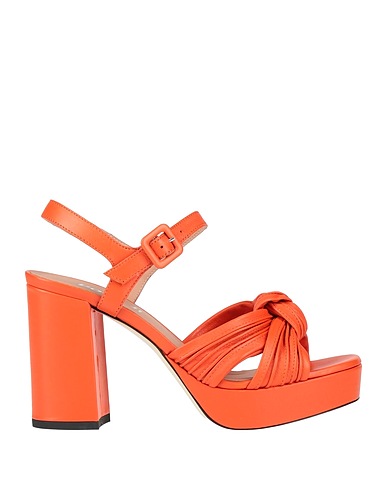 POLLINI Sandali Arancione Pelle