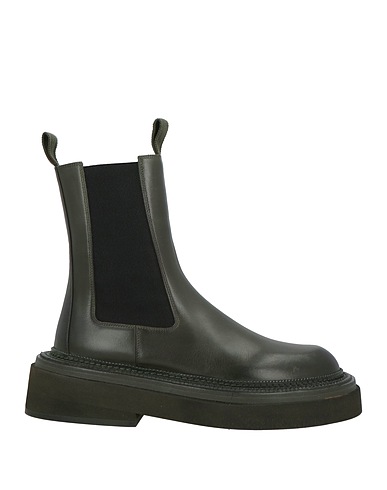 MARSÈLL Ankle boot Military green Leather