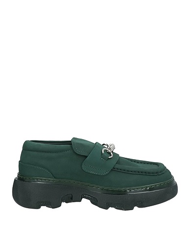 BURBERRY Loafers Dark green Leather