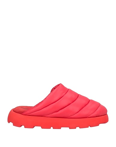PIUMESTUDIO Mules und Clogs Rot Gewebefasern