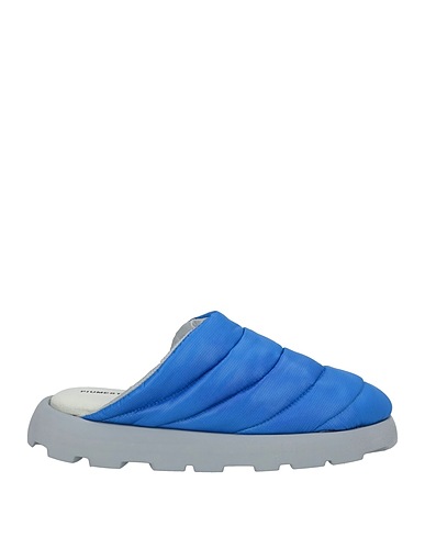 PIUMESTUDIO Mules and clogs Bright blue Textile fibres