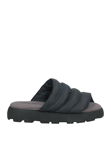 PIUMESTUDIO Sandals Black Textile fibres