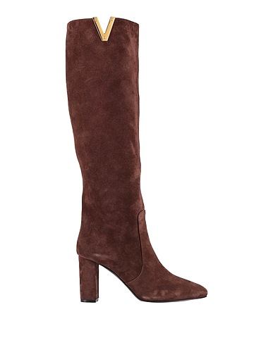 VIA ROMA 15 Boots Chocolate brown Leather