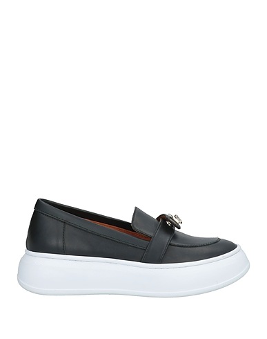 VIA ROMA 15 Loafers Black Leather