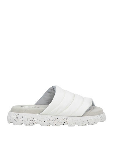 PIUMESTUDIO Sandals White Textile fibres