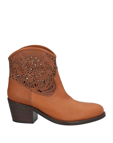 VIA ROMA 15 Ankle boot Tan Leather