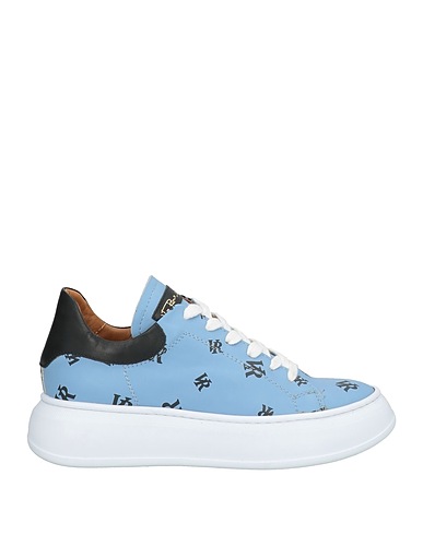 VIA ROMA 15 Sneakers Himmelblau Leder