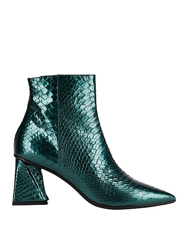 STRATEGIA Ankle boot Deep teal Leather