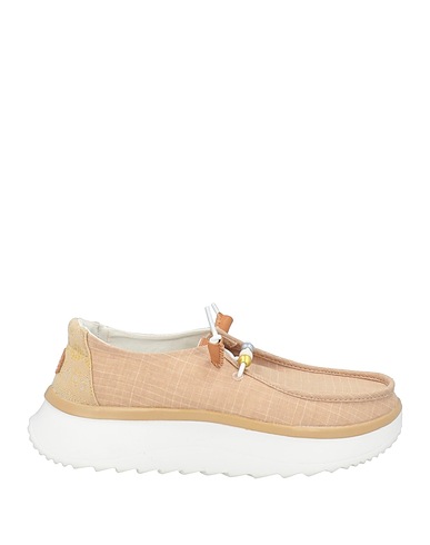 HEY DUDE Laced shoes Sand Textile fibres