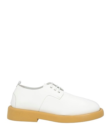 MARSÈLL Laced shoes White Calfskin