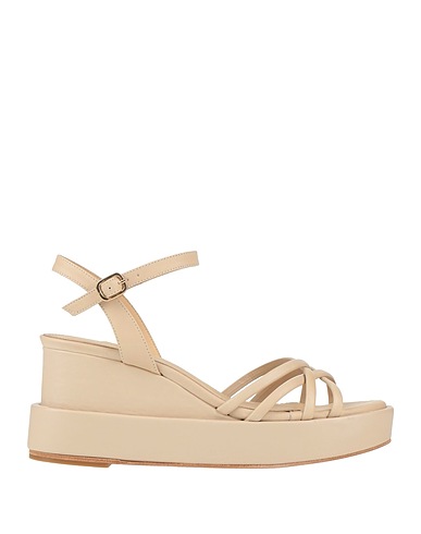 PALOMA BARCELÓ Sandals Beige Leather