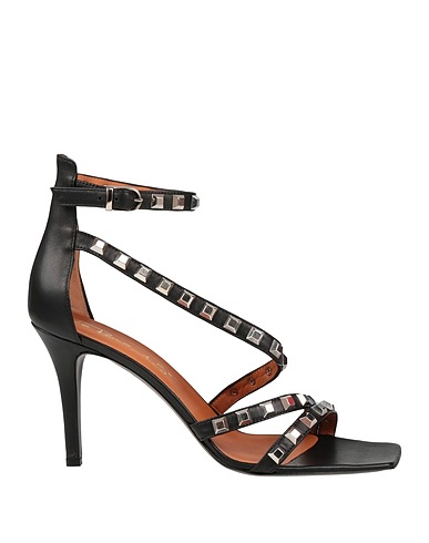 VIA ROMA 15 Sandals NERO Leather
