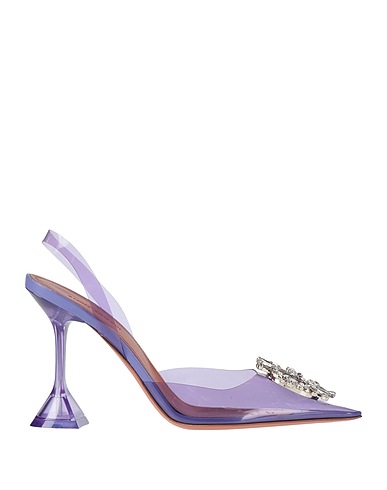 AMINA MUADDI Pump Purple Plastic
