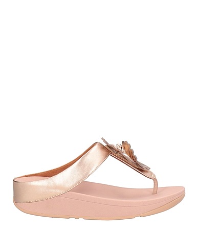 FITFLOP Σαγιονάρες Ροζ χρυσό Δέρμα