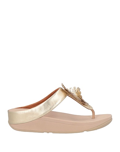 FITFLOP Σαγιονάρες Πλατίνα Δέρμα
