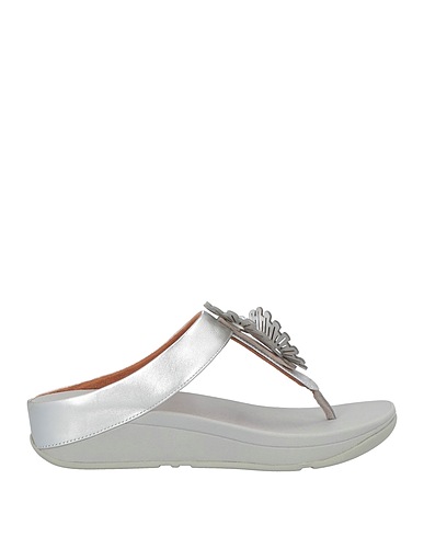 FITFLOP Flip flops Silver Leather