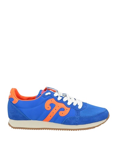 WUSHU RUYI Sneakers Königsblau Leder, Gewebefasern