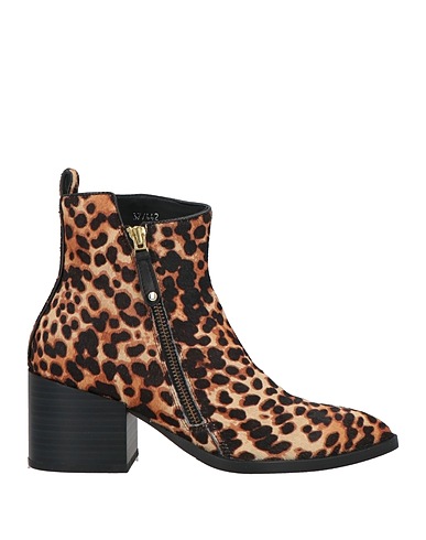 ELVIO ZANON Ankle boot Beige Leather