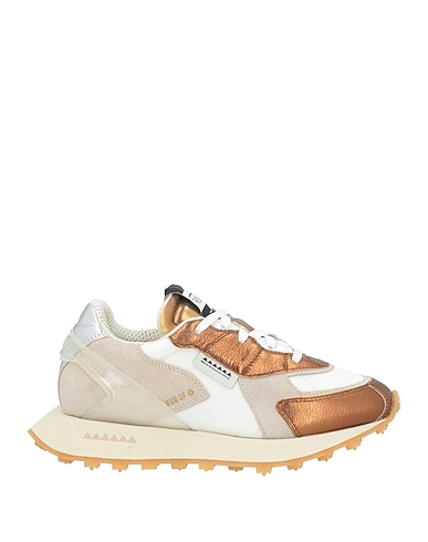 RUN OF Sneakers Leather, Textile fibres