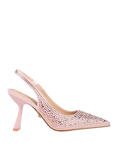 TWENTY FOUR HAITCH Décolleté Rosa chiaro Fibre tessili