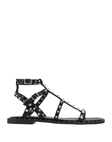 BIBI LOU Sandals Black Textile fibres
