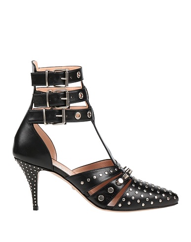 GUCCI Court Black Leather