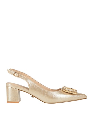 TWENTY FOUR HAITCH Zapato de salón Beige Fibras textiles