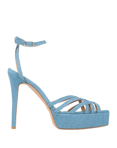 NINNI Sandals Blue Textile fibers