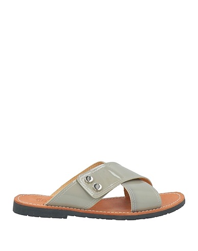 VIRREINA Sandals Sage green Leather