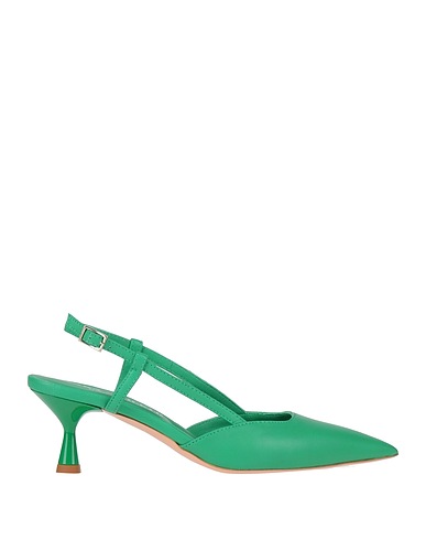 SARA SCHEKER Court Emerald green Leather