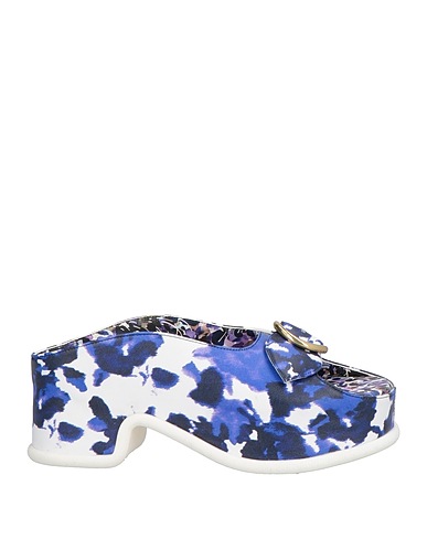 DRIES VAN NOTEN Sandals Navy blue Leather