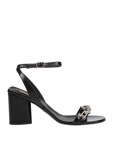 GIORGIO FABIANI Sandals Black Leather