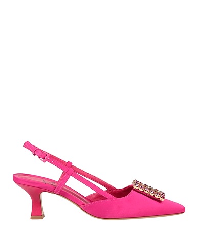 ROBERTO FESTA Pump Fuchsia Textile fibers, Leather