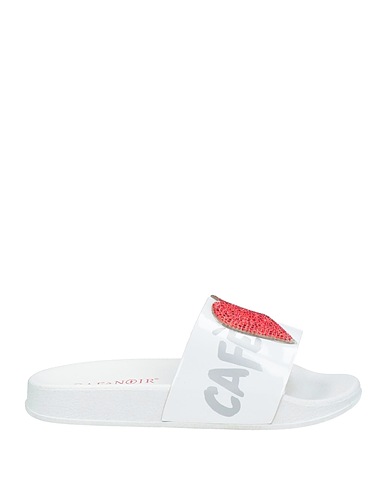 CAFèNOIR Beach sandals  White Plastic