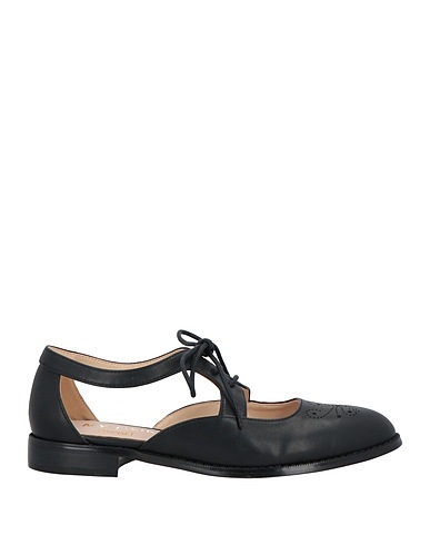 MY TWIN TWINSET Laced shoes Black Leather
