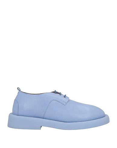 MARSÈLL Laced shoes Light blue Calfskin