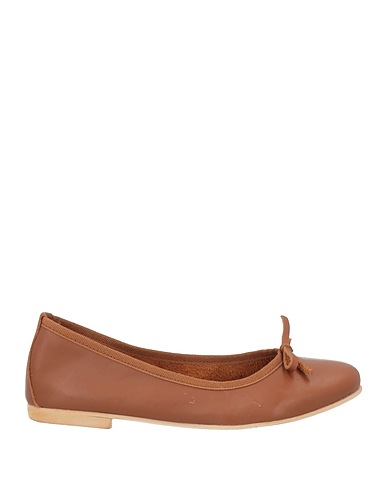 GENEVE Ballet flats Brown Leather