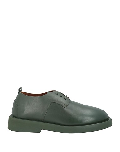 MARSÈLL Laced shoes Military green Leather