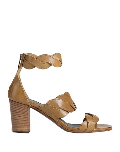 PANTANETTI Sandales Vert militaire Cuir