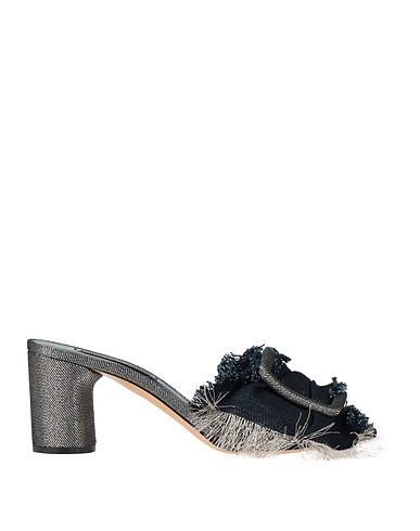 CASADEI Sandals Blue Textile fibers