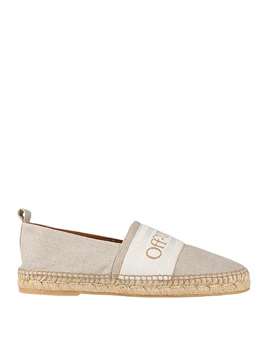 OFF-WHITE™ Espadrilles Beige Textile fibres, Leather