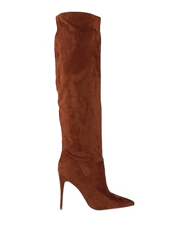 STEVE MADDEN Boots Brown Textile fibres