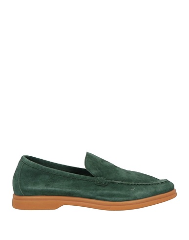 FEDELI Loafers Emerald green Leather