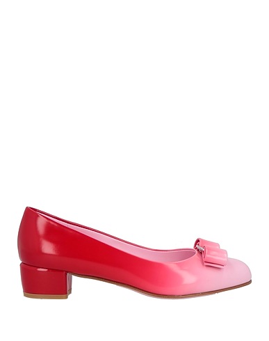 FERRAGAMO Ballet flats Pink Leather