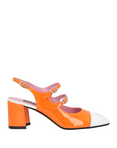 CAREL Paris Escarpins Orange Cuir