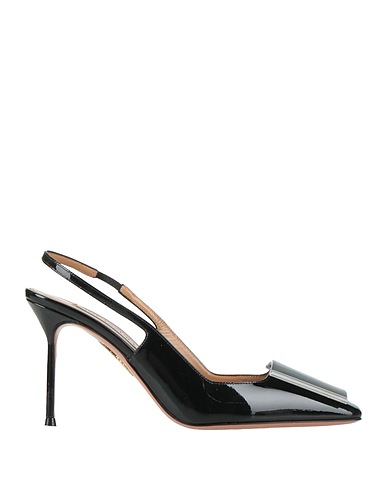 AQUAZZURA Pumps Schwarz Leder